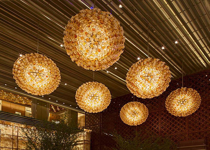 酒店用燈具，球形藝術燈，五星級酒店燈具供應商直供